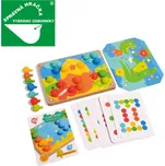 Lucy & Leo - Mozaika a vyšívání - herní set s předlohami a silikonovými kolíčky