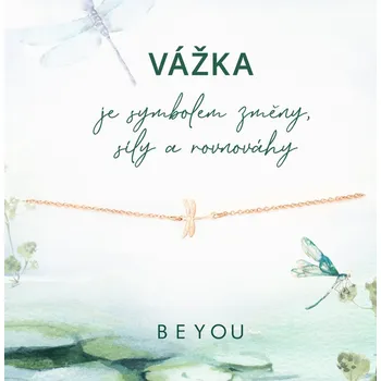 Náramek Náramek Vážka zlatý