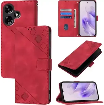 Pouzdro na mobilní telefon TT-TopTechnology Kožené pouzdro Infinix Hot 30i červené, red, řada Embossed