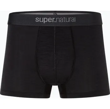 Pánské spodní prádlo Pánské termo boxerky super.natural Tundra 175 2 páry jet black/jet black