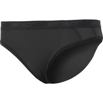 Dámské termoprádlo SENSOR DOUBLE FACE dámské kalhotky černá - L