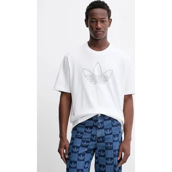 Pánské tričko Bavlněné tričko adidas Originals Studded JY2805 bílá 00X, vel. XL