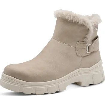 Dámská zimní obuv DÁMSKÉ KOTNÍKOVÉ BOTY TAMARIS 1-26825-45 375 BÉŽOVÁ Barva: BÉŽOVÁ, Velikost: 39