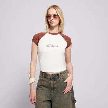 Dámské tričko Dickies Top Dickies Rope Ss Tee W Hnědá L