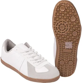 Pánská sportovní obuv Boty sportovní halové BW styl BÍLÉ