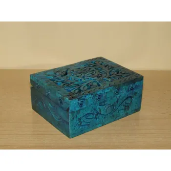 Šperkovnice Šperkovnice vyřezávaná - mastek obdélník s22