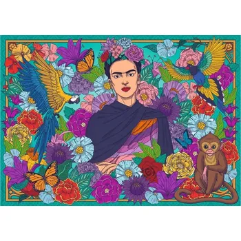 Puzzle Ravensburger puzzle Frida Kahlo 1000 dílků