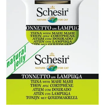 Krmivo pro kočku Schesir Adult 85 g tuňák/mahi mahi