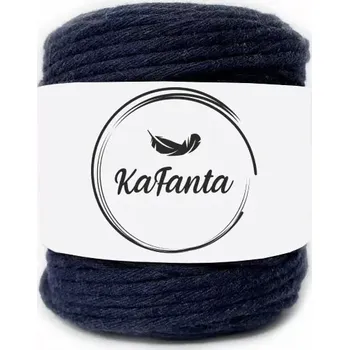 Příze Macrame příze KaFanta 3mm/200m - tmavě modrá