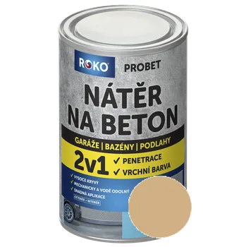 barva na beton ROKO PROBET 1 kg béžová
