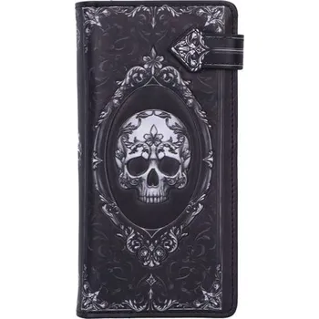 Peněženka Baroque Skull Embossed, peněženka 18,5 cm