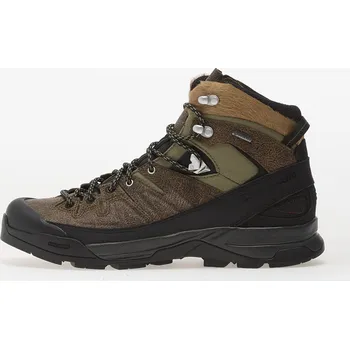 Pánské tenisky Tenisky Salomon X-Alp Mid Gtx Distressed Ltr Dark Earth/ Black/ Deep Lichen Green EUR 46