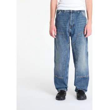 Pánské kalhoty Kalhoty Carhartt WIP OG Double Knee Pant Blue Dark Used Wash L