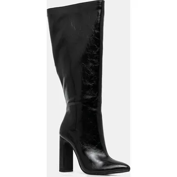 Dámské kozačky Kozačky Buffalo July Boot Hi dámské, černá barva, na podpatku, 1292055-BLK 99X, EUR 38