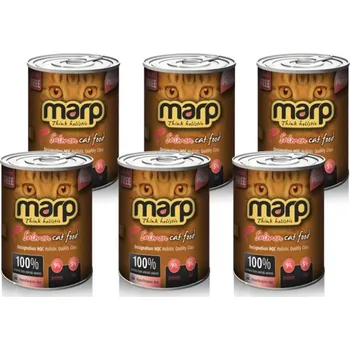 Krmivo pro kočku Marp Cat konzerva Pure Salmon 6x370g