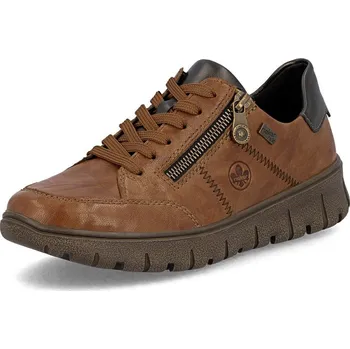 Dámské polobotky DÁMSKÉ POLOBOTKY RIEKER N1301-22 HNĚDÁ Barva: HNĚDÁ, Velikost: 42