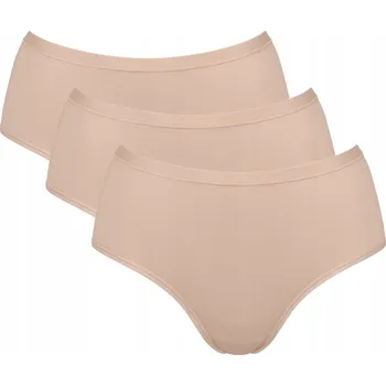 Podprsenka Kalhotky sloggi GO Daily Cotton Midi 3 ks Béžová L