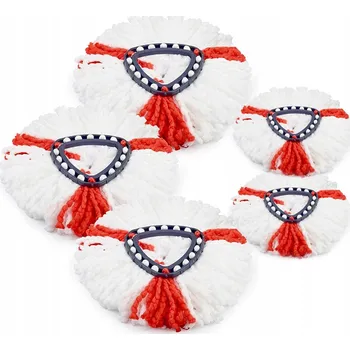 mop 5 x Náhradní hlavice rotačního mopu z mikrovlákna pro 360° rotační mop