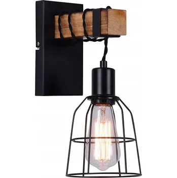 Nástěnné svítidlo Nástěnné svítidlo Italux černé E27 60 W