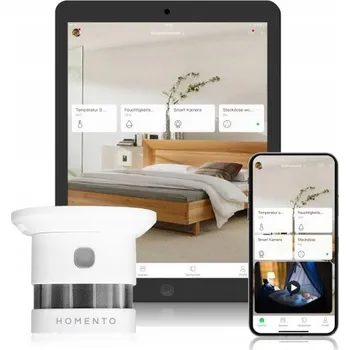 Sada domovního alarmu HLÁSÍCÍ KOUŘE INTELIGENTNÍ FOTOELEKTRICKÝ ALARM 85 DB APLIKACE HOMENTO LED