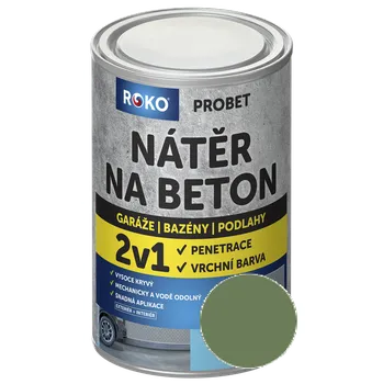 barva na beton Nátěr na beton ROKO PROBET 5 kg - Světle zelená