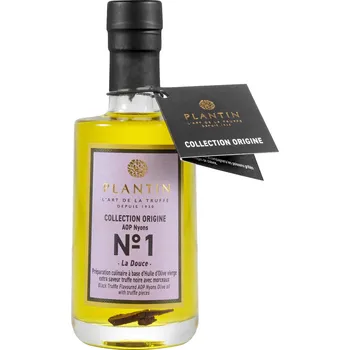 Rostlinný olej Extra panenský olivový olej AOP NYONS N°1 100 ml, černý lanýž, PLANTIN