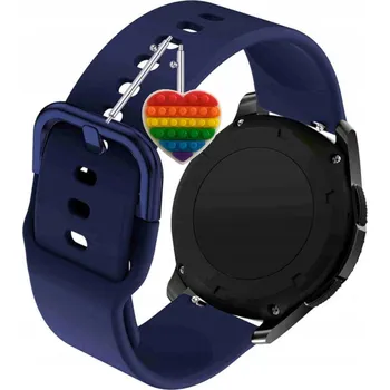 Pouzdro na mobilní telefon Pásek Řemínek pro Skagen Kuppel Two-Hand, Silikon, tmavě modrá smyčka, nastavitelný