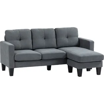 Sedací souprava Rohová sedací souprava | tmavě šedá