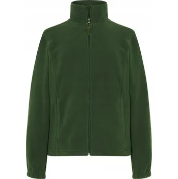 Dámská mikina DÁMSKÁ FLEECOVÁ MIKINA JHK FLRL300 TMAVĚ ZELENÁ M