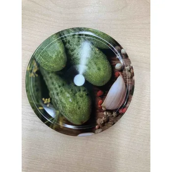 Víčko na zavařovací sklenici víčko TWIST 82-10ks OKURKY 0G-01, RTS