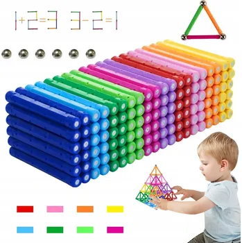 ostatní stavebnice Magnetické stavební Stavebnice mega sada XL 204 ks