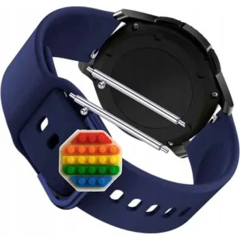 Pouzdro na mobilní telefon Pásek Řemínek pro Bambooinn Air5 Chytré Hodinky, silikon, tmavě modrá smyčka