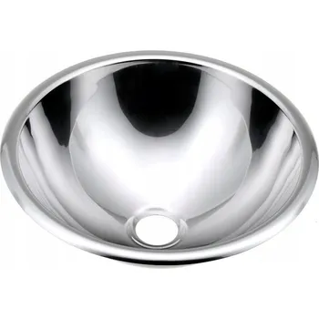 Umyvadlo pod desku kulaté SAPHO 355 cm stříbrné