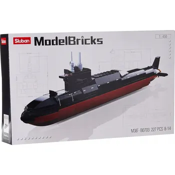 Stavebnice Sluban SLUBAN M38 STRATEGICKÝ PONORKOVÝ OBRATNÍK s 269 dílky