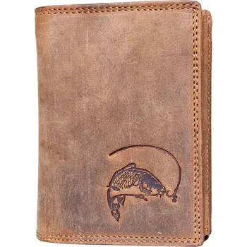 Peněženka FLW peněženka z přírodní kůže hnědá - muž