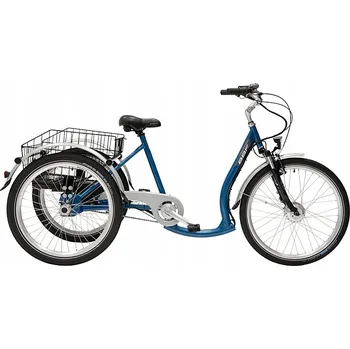 Jízdní kolo Tříkolka BBF Salzburg, rám 48 cm, kola 24" a 26", modrá