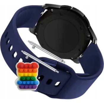 Pouzdro na mobilní telefon Řemínek Řemínek pro Timex Move Multi-Time, Silikonový Tmavě Modrý Smyčka, nastavitelný