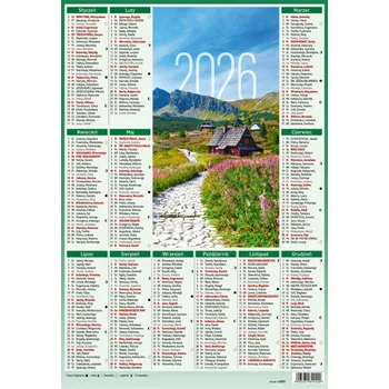 Kalendář Kalendář 2026 Wokół nas Plaketa Hala Gąsienicowa