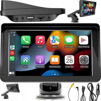 Autorádio 7" MULTIMEDIÁLNÍ AUTORÁDIO STANICE MONITOR ANDROID AUTO APPLE CARPLAY