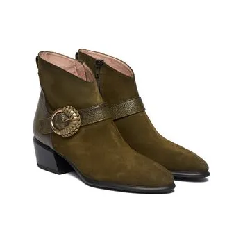 Dámské kozačky Hispanitas Polokozačky PHI254256 Zelená 38