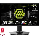 MSI MAG 255PXF počítačový monitor 62,2 cm (24.5") 1920 x 1080 px Full HD Černá