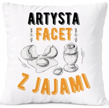 Polštář Dárek Polštář pro herce s potiskem , bílý PoliDraw