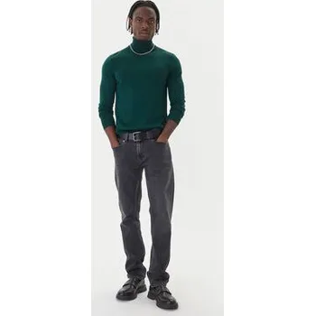 Pánský svetr HUGO Rolák San Thomas-M 50474174 Zelená Regular Fit L