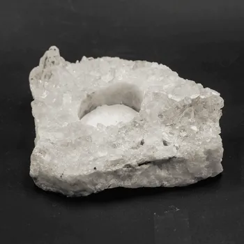 Přírodní kámen Milujeme Kameny Křišťál - svícen - drúza K367 564287