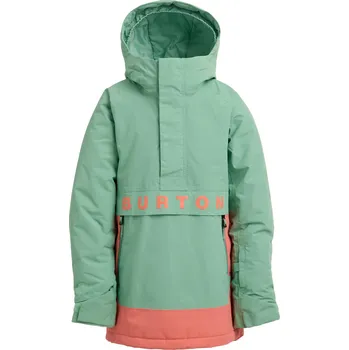 Chlapecká bunda Bunda na snowboard Burton Kids Frostner Anorak soft sage/peach echo JR L 2026 - Odesíláme do 24 hodin