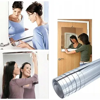 Zrcadlo SAMOLEPICÍ FÓLIE ZRCADLOVÁ ZRCADLO V CELÉ DÉLCE VODĚODOLNÉ 200X30CM