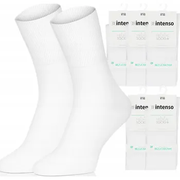 Pánské ponožky Ponožky Intenso 1962_5par bílé velikosti 41-43