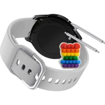 Pouzdro na mobilní telefon Řemínek Řemínek pro Michael Kors MKT5073 Access Go, Silikonový Šedý Smyčka