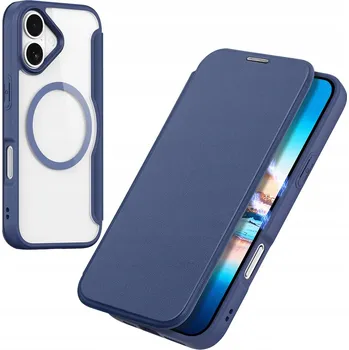 Pouzdro na mobilní telefon Flipové pouzdro Dux Ducis pro Apple iPhone 17, modré