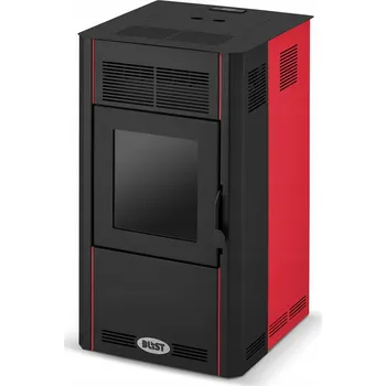 Krbová kamna BLIST Optima 10, teplovzdušná, barva Červená, energetická třída A++